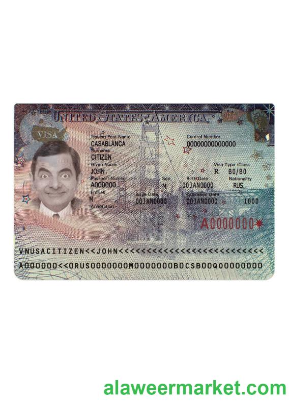 USA travel visa version 2